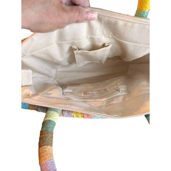 Cappelli Straworld Handbag/Purse, NWOT - Picture 3 of 5